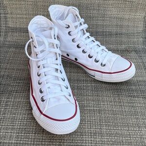 Converse Women's Chuck Taylor All Star High Top White Sneakers Size 8.5